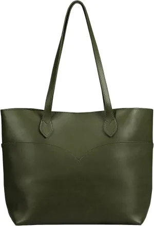SUNLIGHT LEAVES Tote Bag For Women Vegan Leather Simple Vintage Shoulder Retro Handbag Classic A4 Purse