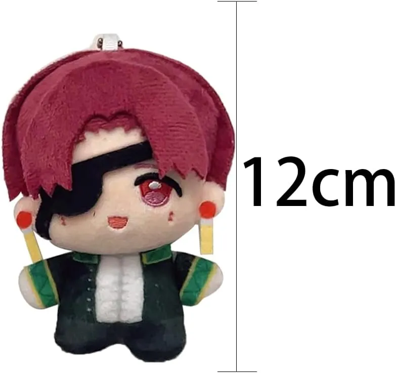 Suo Hayato Soft Figure Pillow 12cm Cute Mini Anime Figure Throw Pillow Cartoon Hug Pillow Cushion Home Sofa Decoration Collectible Gifts