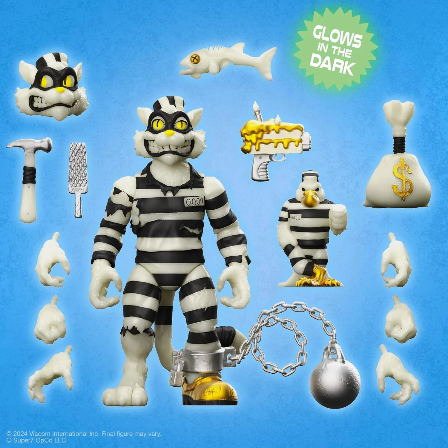 Super7 Teenage Mutant Ninja Turtles ULTIMATES! - Scratch Cat (Glow) Action Figure