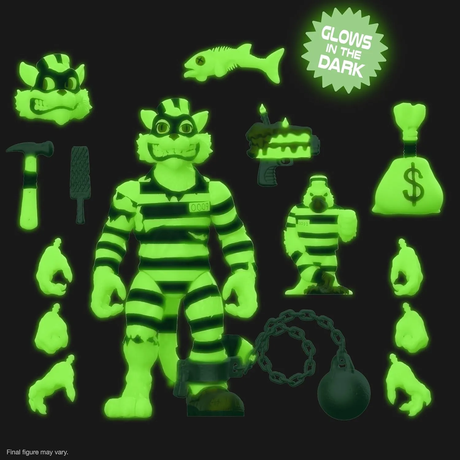 Super7 Teenage Mutant Ninja Turtles ULTIMATES! - Scratch Cat (Glow) Action Figure