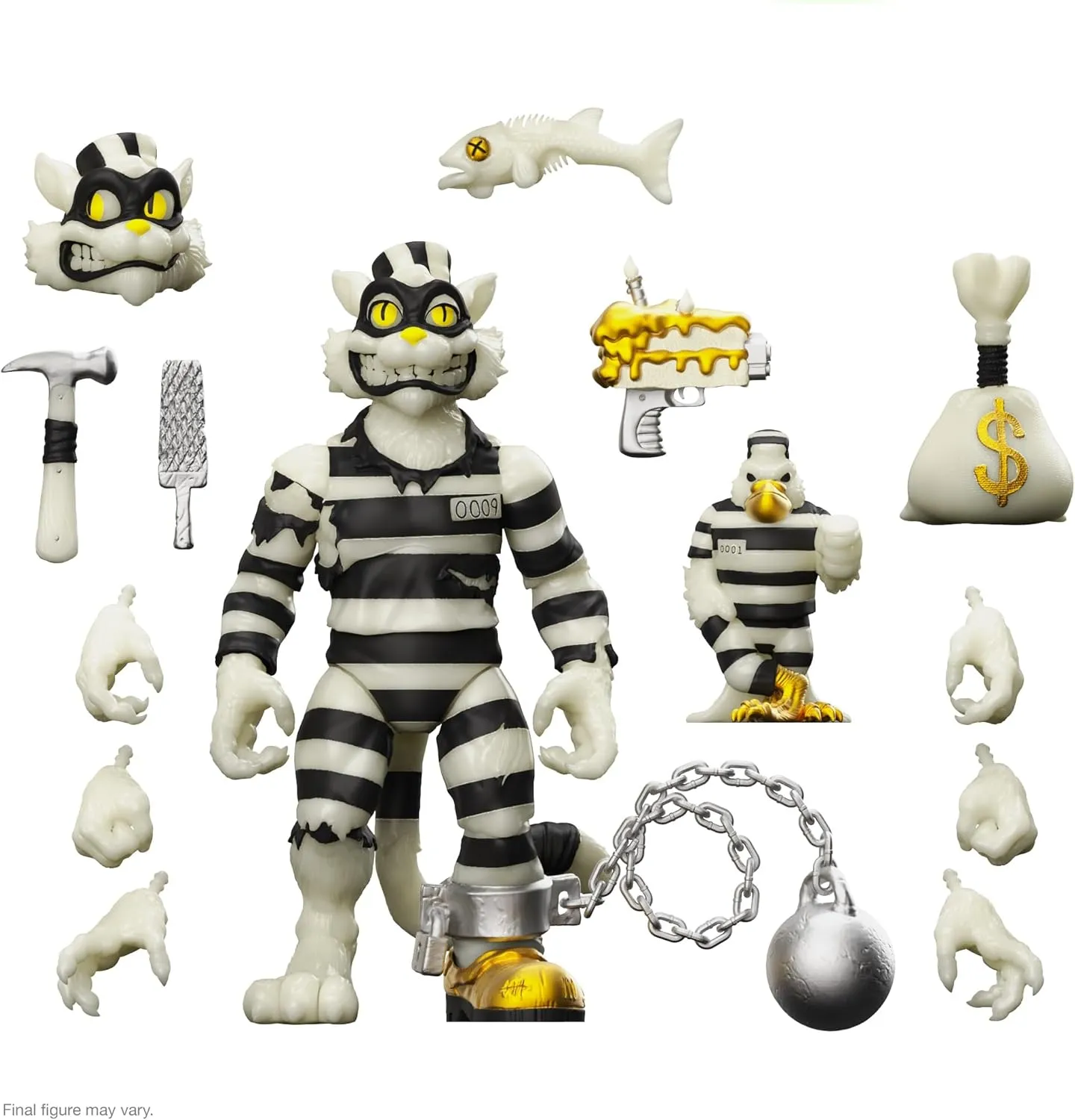 Super7 Teenage Mutant Ninja Turtles ULTIMATES! - Scratch Cat (Glow) Action Figure