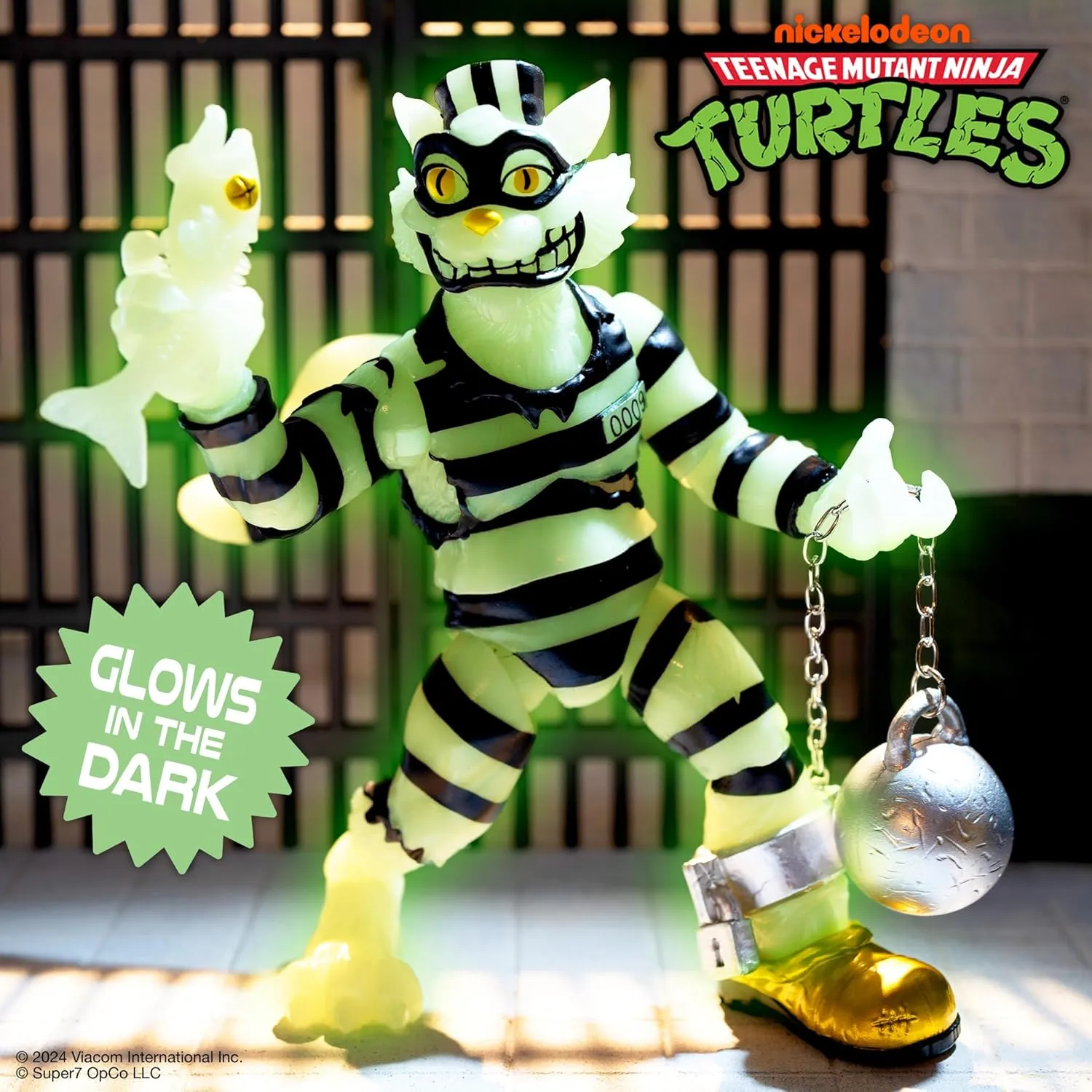 Super7 Teenage Mutant Ninja Turtles ULTIMATES! - Scratch Cat (Glow) Action Figure