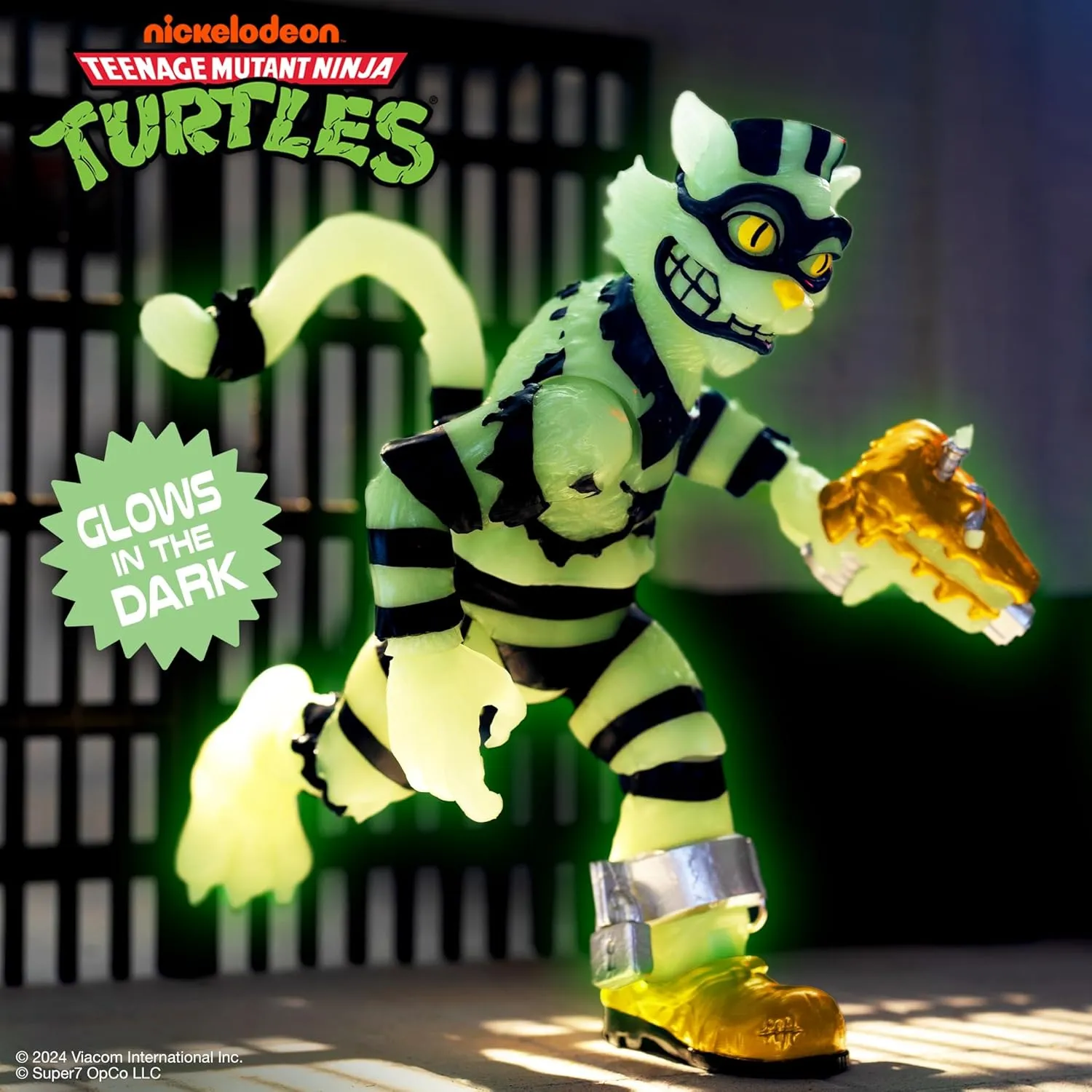 Super7 Teenage Mutant Ninja Turtles ULTIMATES! - Scratch Cat (Glow) Action Figure