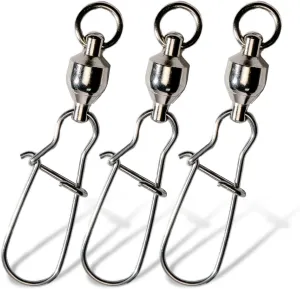 swivels Fishing Tackle,Swivel Fishing Snaps, Fishing swivels - Ultimate Fishing Accessories for Big Fish, Swivels Fishing Tackle, and Lures Connector 20pcs