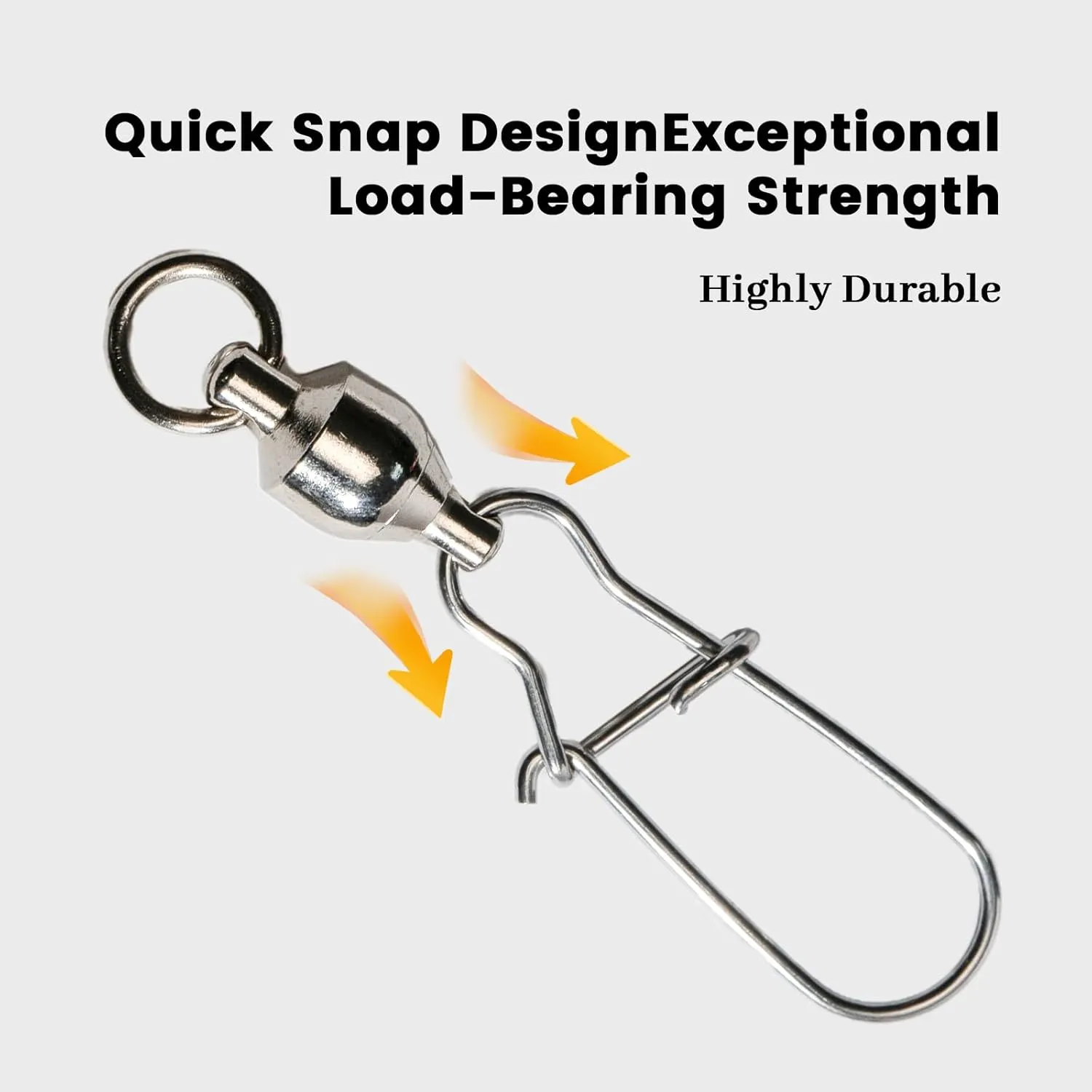 swivels Fishing Tackle,Swivel Fishing Snaps, Fishing swivels - Ultimate Fishing Accessories for Big Fish, Swivels Fishing Tackle, and Lures Connector 20pcs