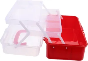 Tackle Bin Storage Accessory Beginner Fishing Kit Tool Skinner Tray Gear Items Portable Conter