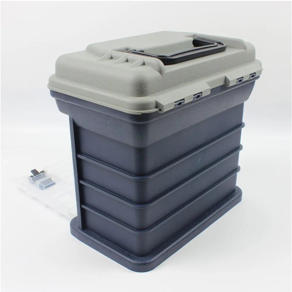 Tackle Fishing Box - 4 Tray Tackle Box - United States