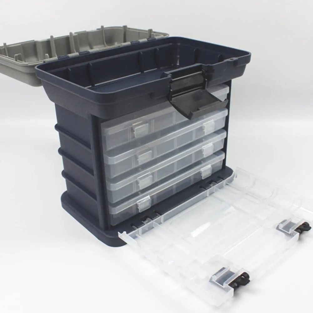 Tackle Fishing Box - 4 Tray Tackle Box - United States