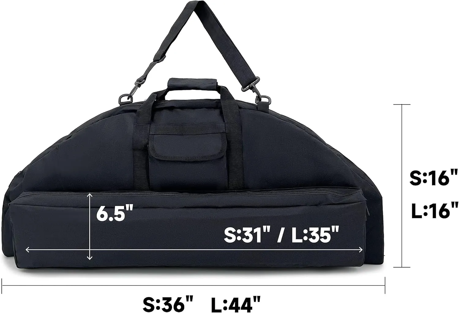 TaktZeit Tactical Compound Bow Case Soft Bow Case for Hunting 36"/44" Length Bow Bag with Adjustable Shoulder Strap
