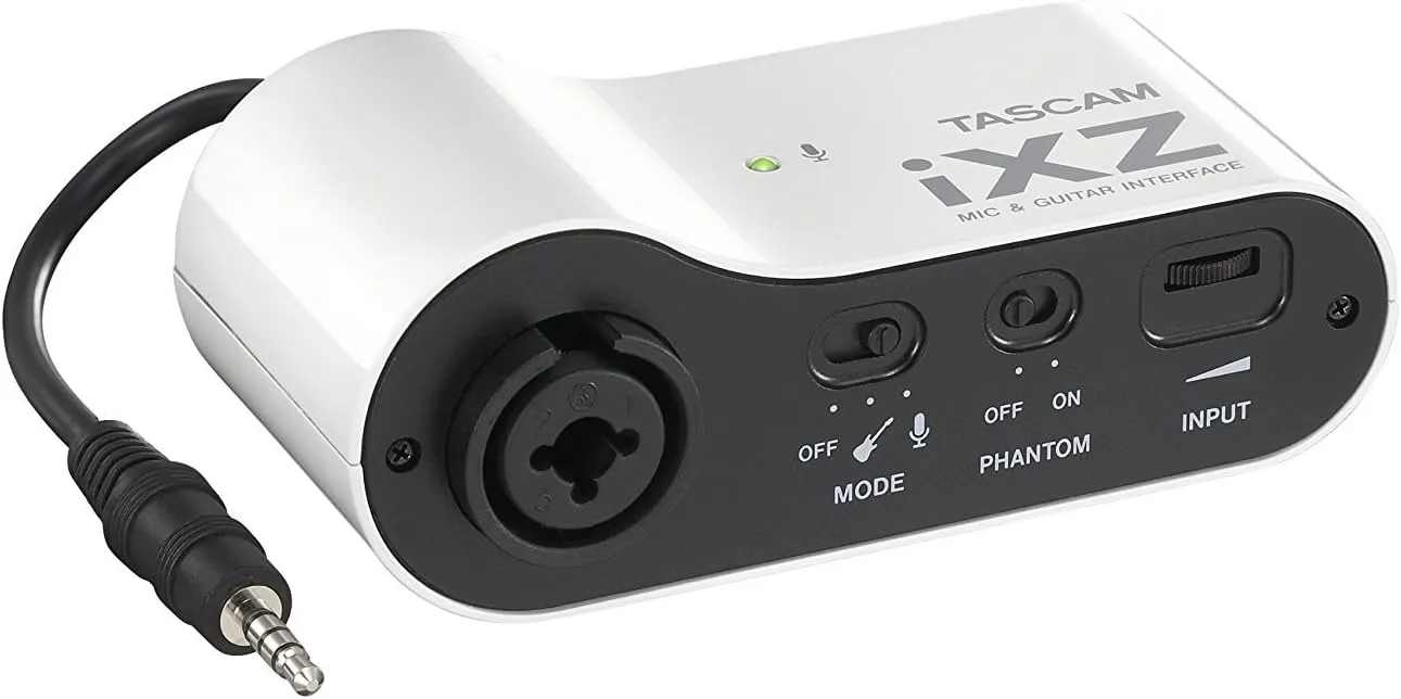 Tascam iXZ Mic & Instrument Interface for iPad/iPhone/iPod Touch