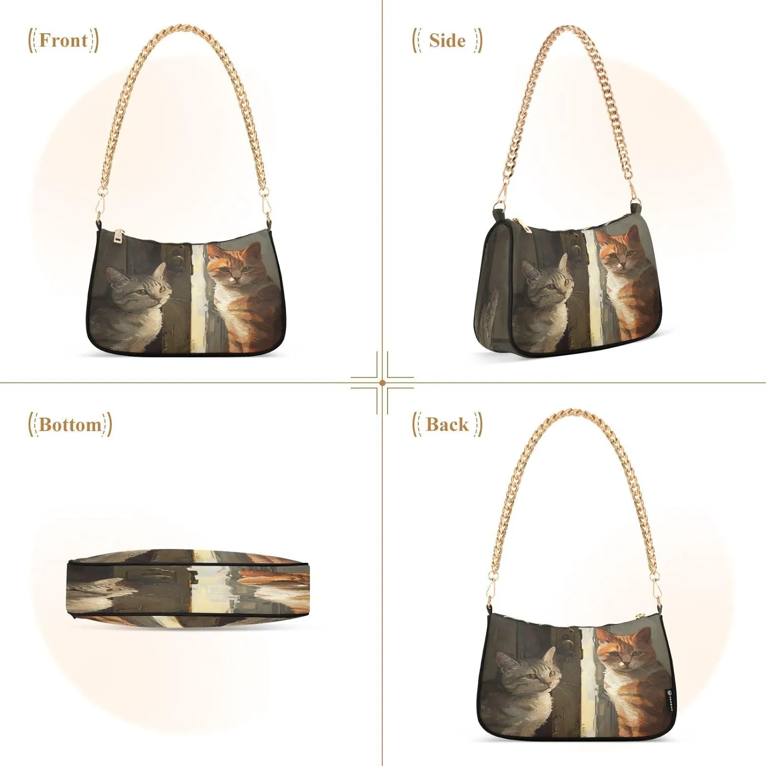 Teddy Bear Riding Bike Cute Clutch Purses for Women, Crossbody Travel Bags for Women