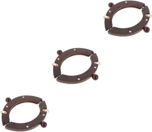 TEHAUX 3 Sets Replacement Purse Handles Bag Handles for Bag Making Easy to Use Replace