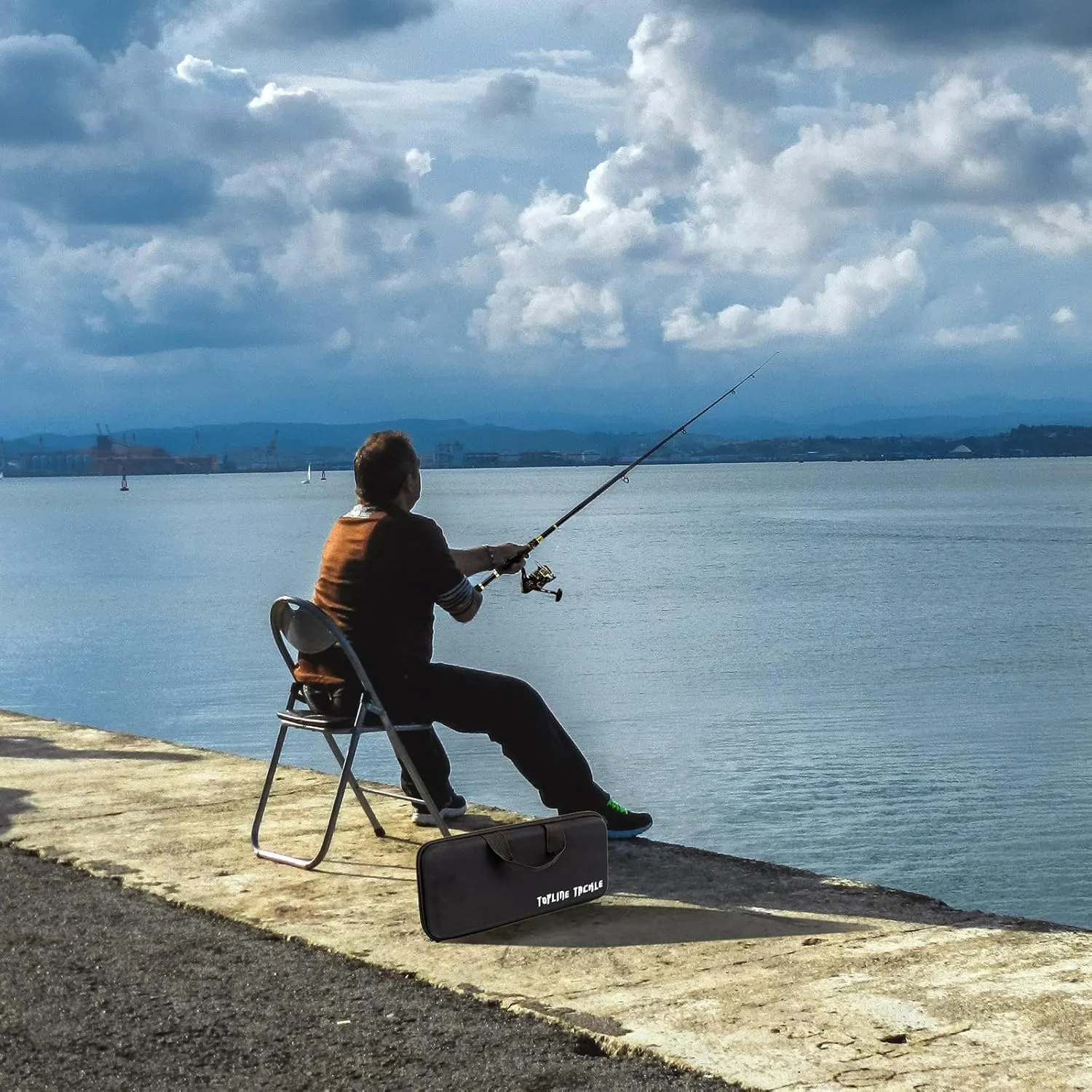 Telescopic Fishing Rod and Reel Combo,Telescoping Fishing Pole & Spinning Reel, Travel Fishing Kit with Case