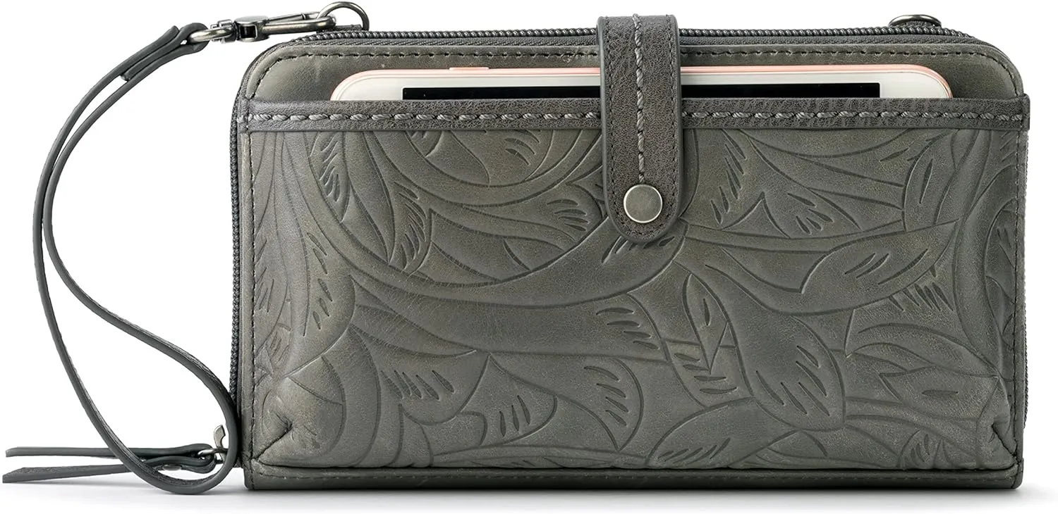 The Sak Iris Smartphone Crossbody Purse - Women's Cellphone Bag & Wallet For Everyday - Convertible Wristlet With Zipper