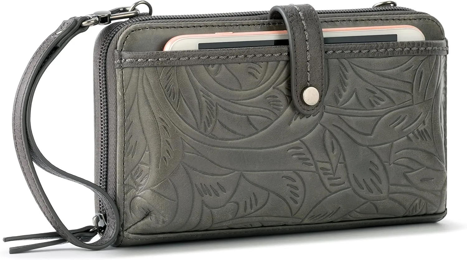 The Sak Iris Smartphone Crossbody Purse - Women's Cellphone Bag & Wallet For Everyday - Convertible Wristlet With Zipper