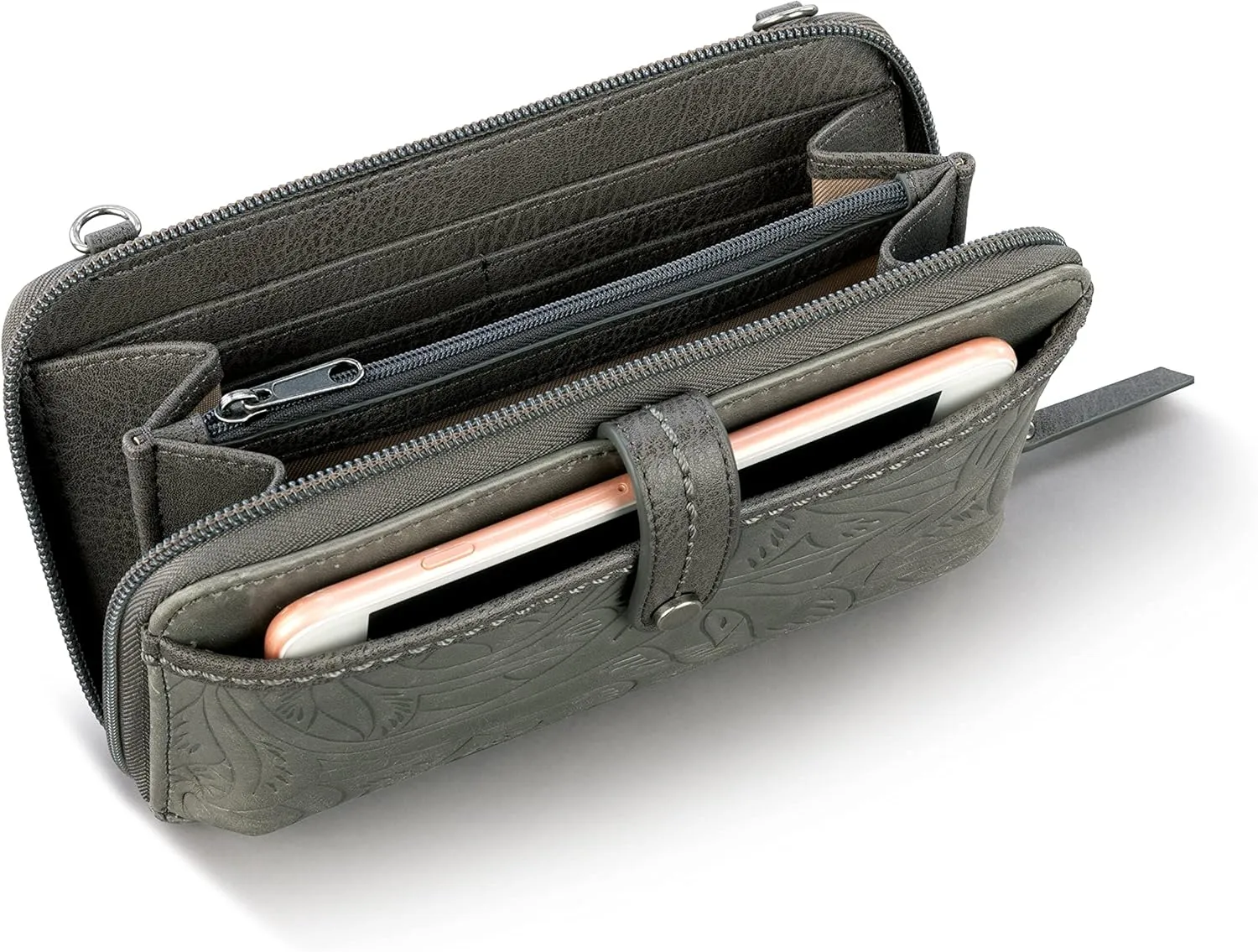 The Sak Iris Smartphone Crossbody Purse - Women's Cellphone Bag & Wallet For Everyday - Convertible Wristlet With Zipper