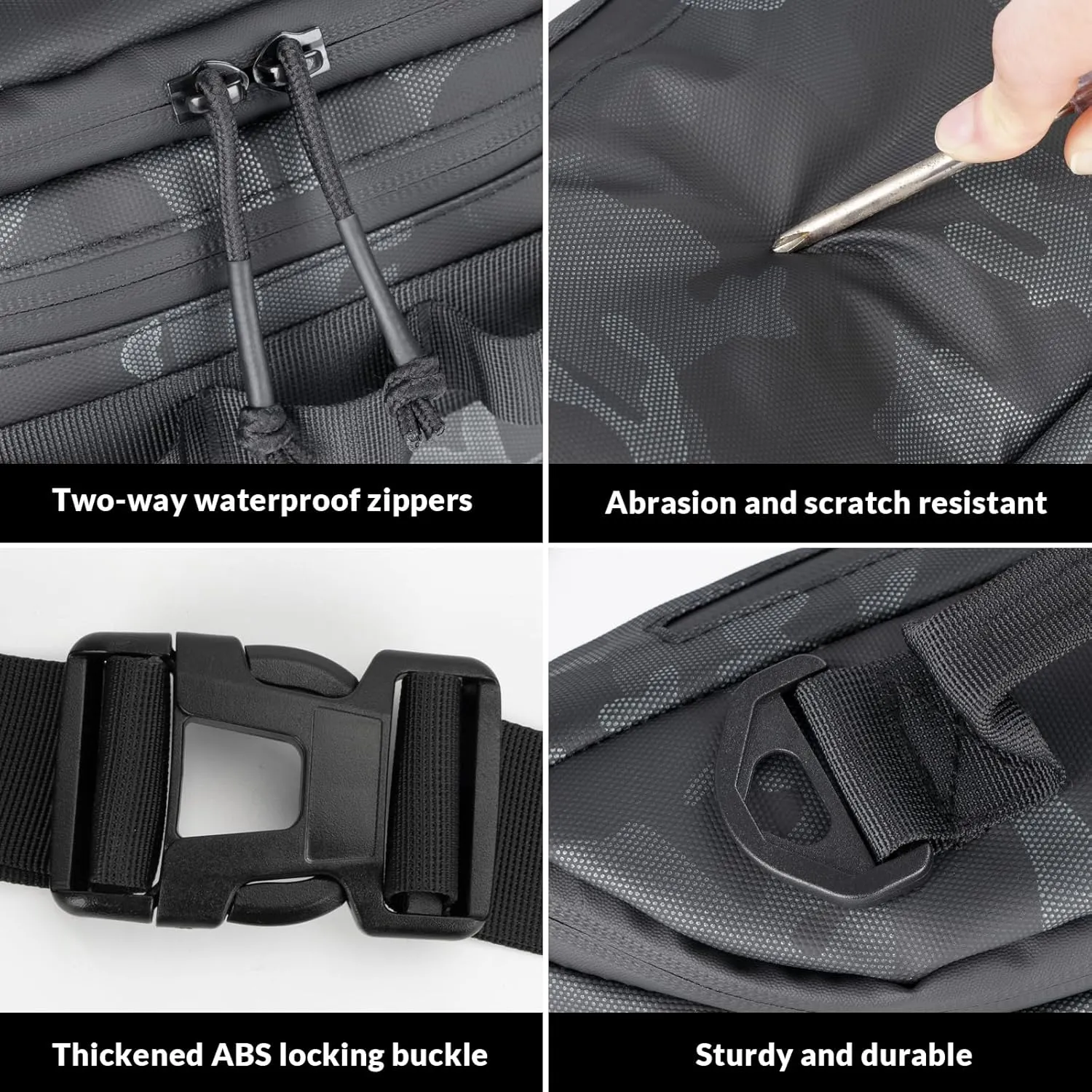 THKFISH Waterproof Fishing Tackle Waist Bag for Women & Men - Portable Sling for Outdoor Fly Fishing