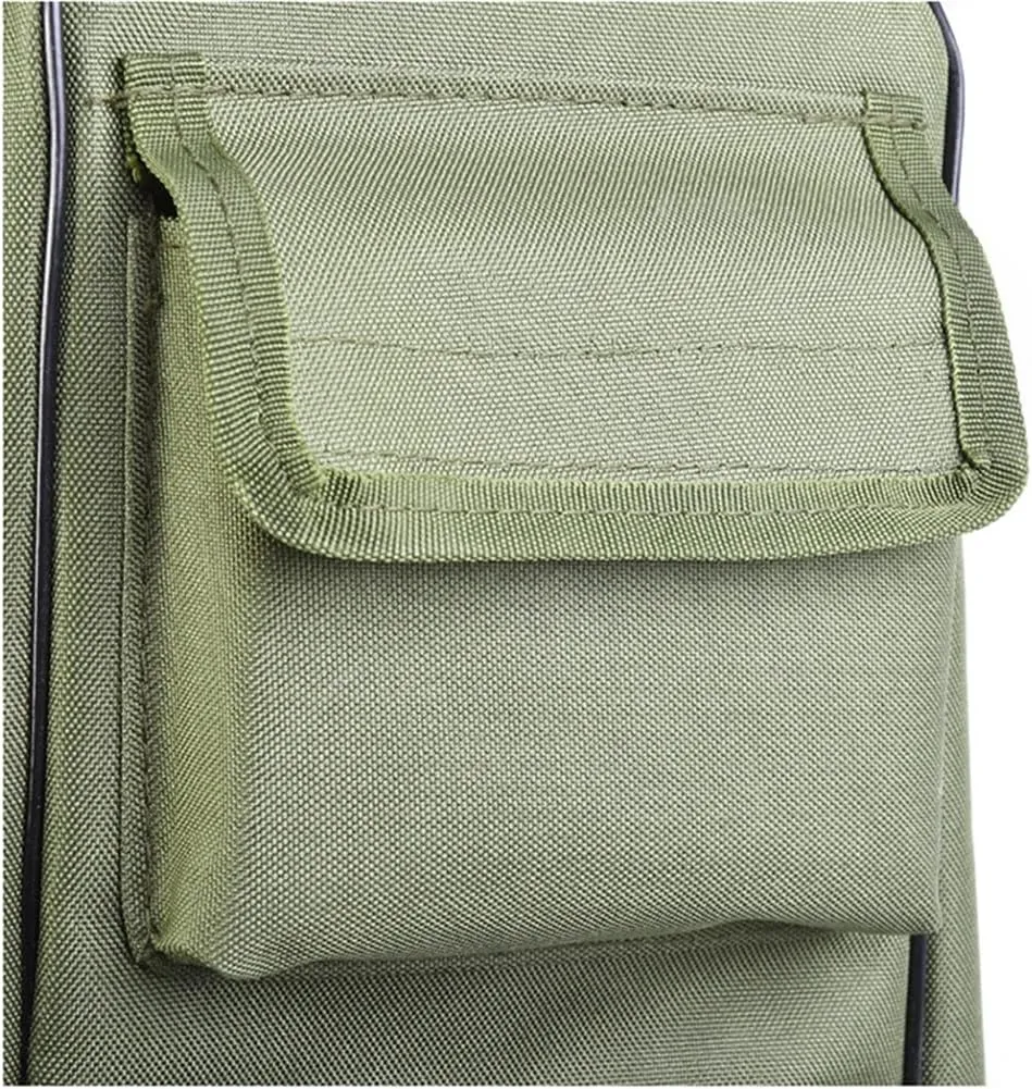Three-layer Foldable Fishing Double-Shoulder Rod Bag Fishing Rod Thickening Storage Bag Fishing Gear Backpack(3 layers 100CM plus)