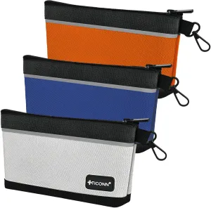 TICONN Tool Pouches with Zipper, 1680D Oxford Small Tool Bags, Waterproof Utility Bag Zipper Pouch for Tool Organizers and Storage (3 Pack Medium)