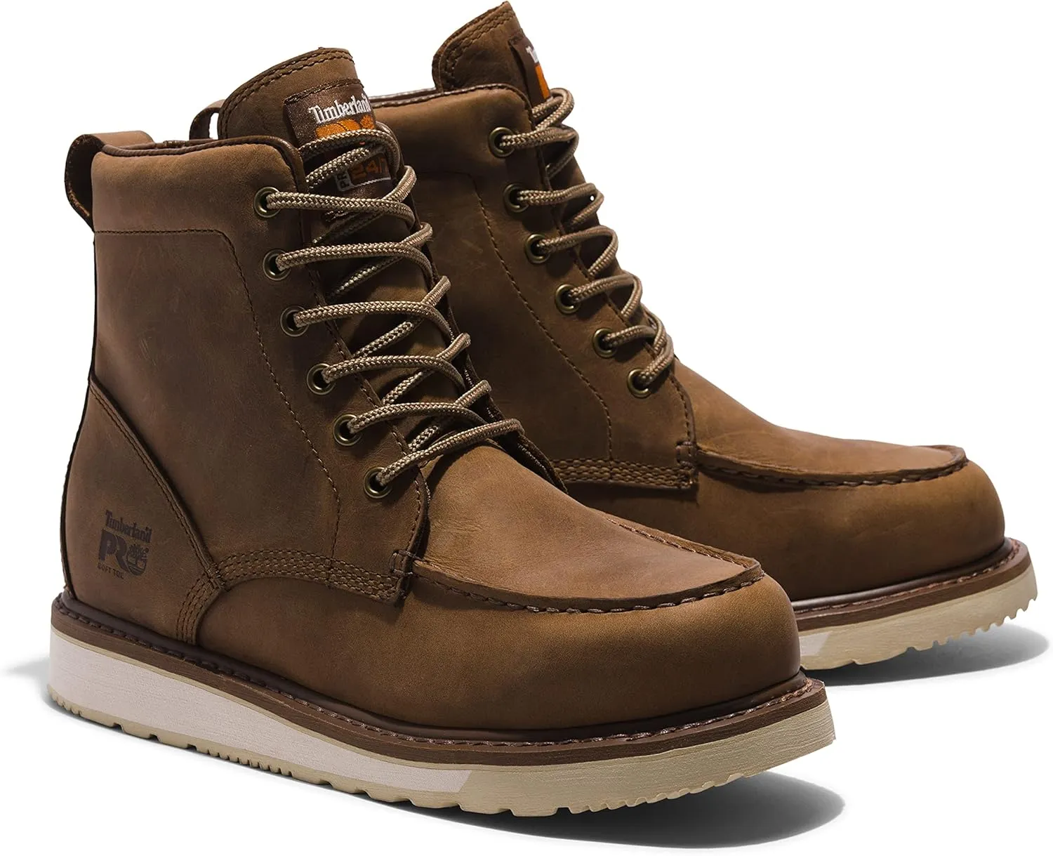 Timberland PRO Men's PRO Wedge 6" Moc Soft Toe Industrial Work Boot