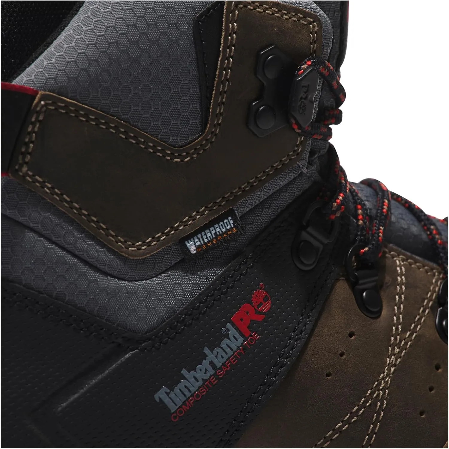 Timberland PRO Men's Switchback 6 Inch Composite Safety Toe Waterproof Industrial Hiker Work Boot