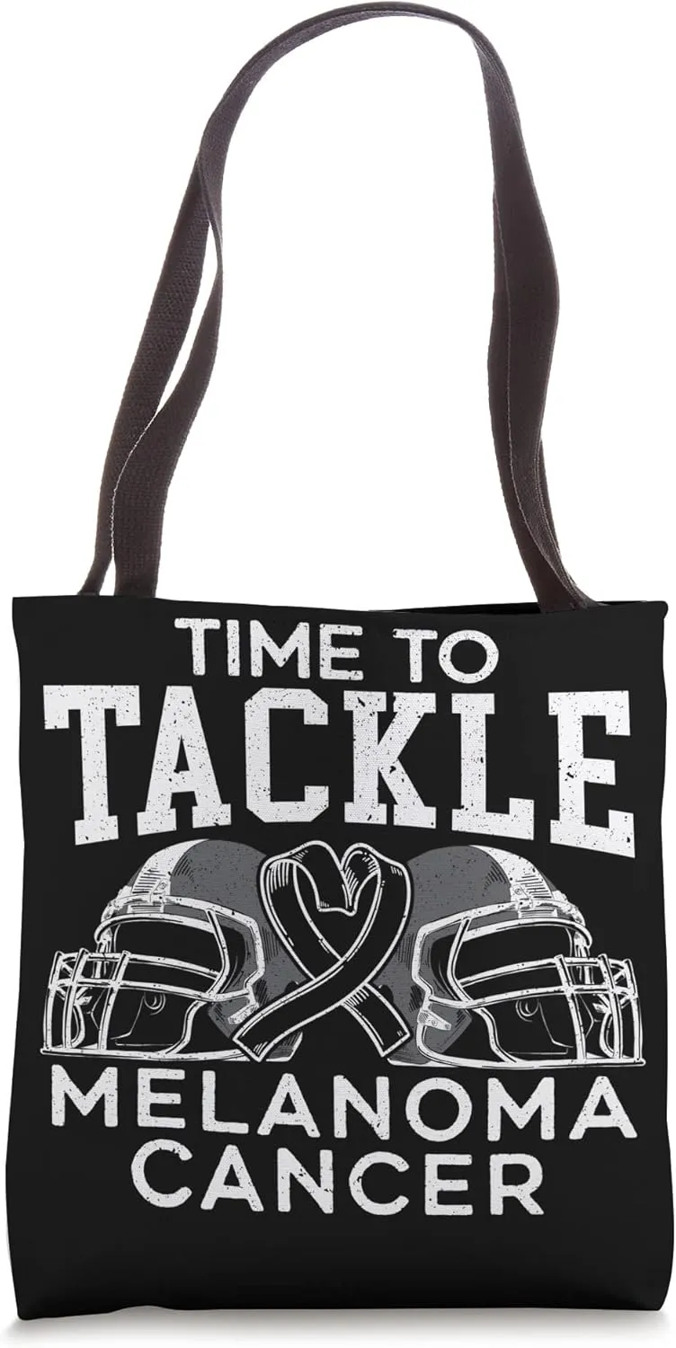 Time To Tackle Melanoma Cancer Melanoma Awareness Tote Bag