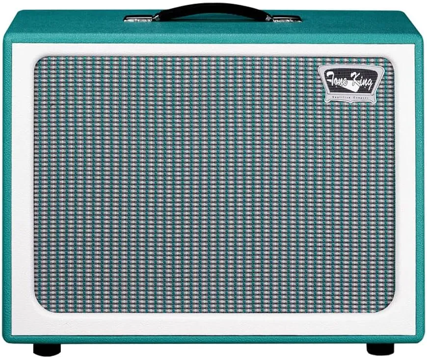Tone King Imperial 112 Cab 60-watt 1x12" Open Back Cabinet - Turquoise