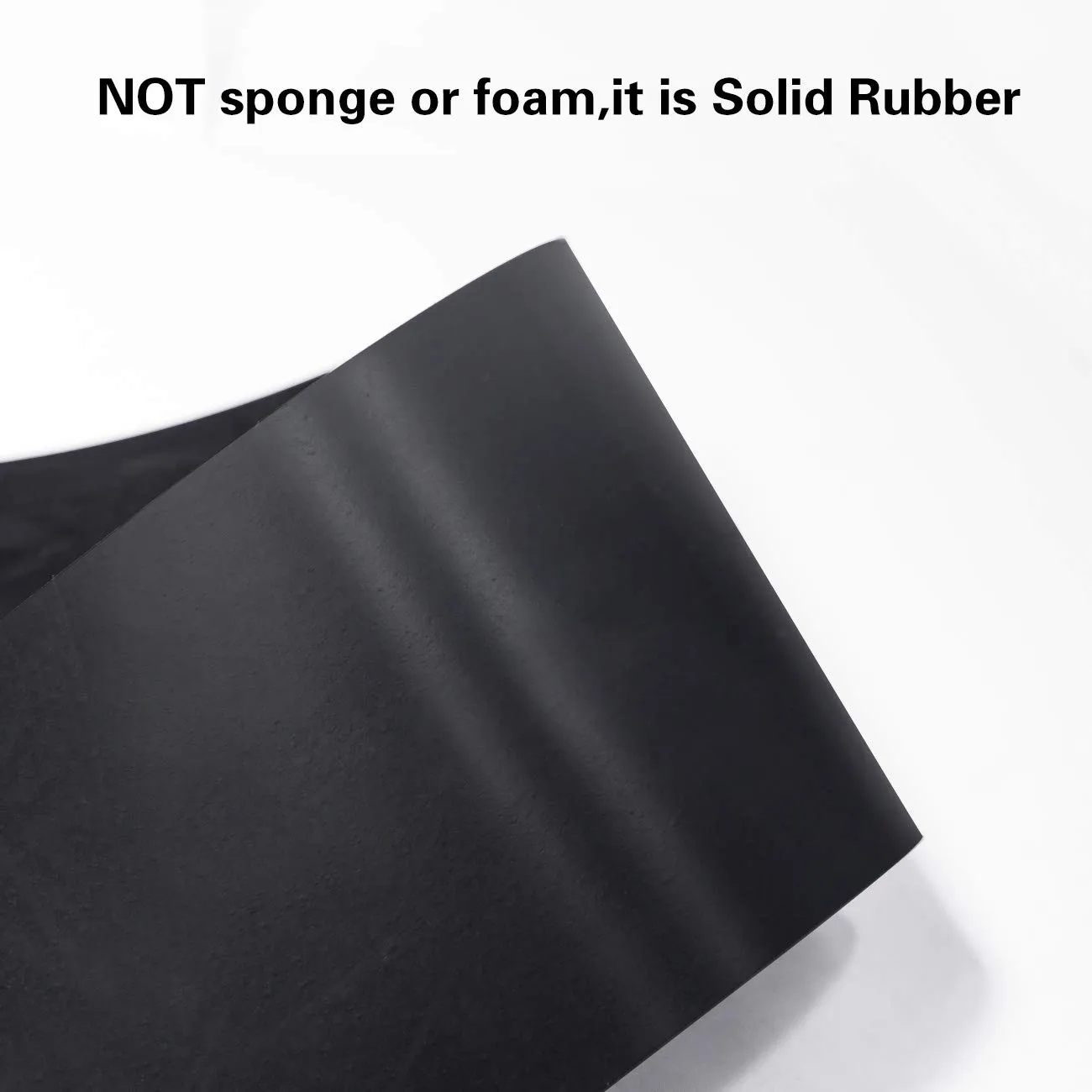 TORRAMI Rubber Gasket Sheet Material 1/8 (.125) Inch T X 3 inch W X 10 Feet, for Sealing,Protection, Abrasion, Supports, Leveling, Bumpers