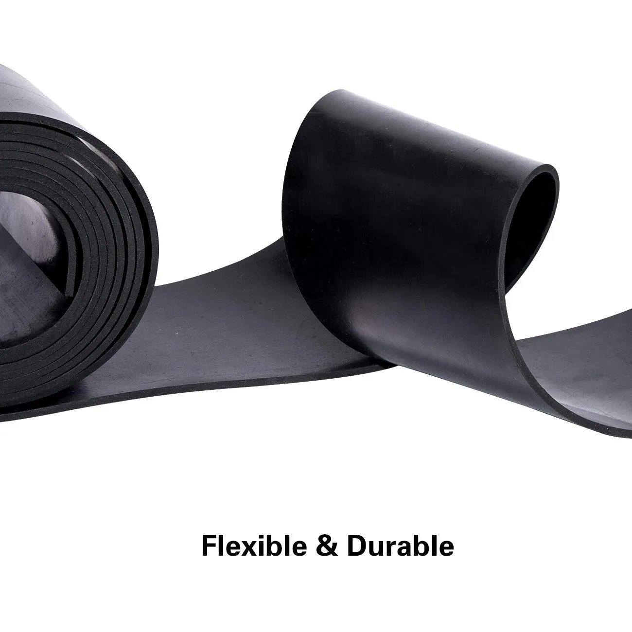 TORRAMI Rubber Gasket Sheet Material 1/8 (.125) Inch T X 3 inch W X 10 Feet, for Sealing,Protection, Abrasion, Supports, Leveling, Bumpers