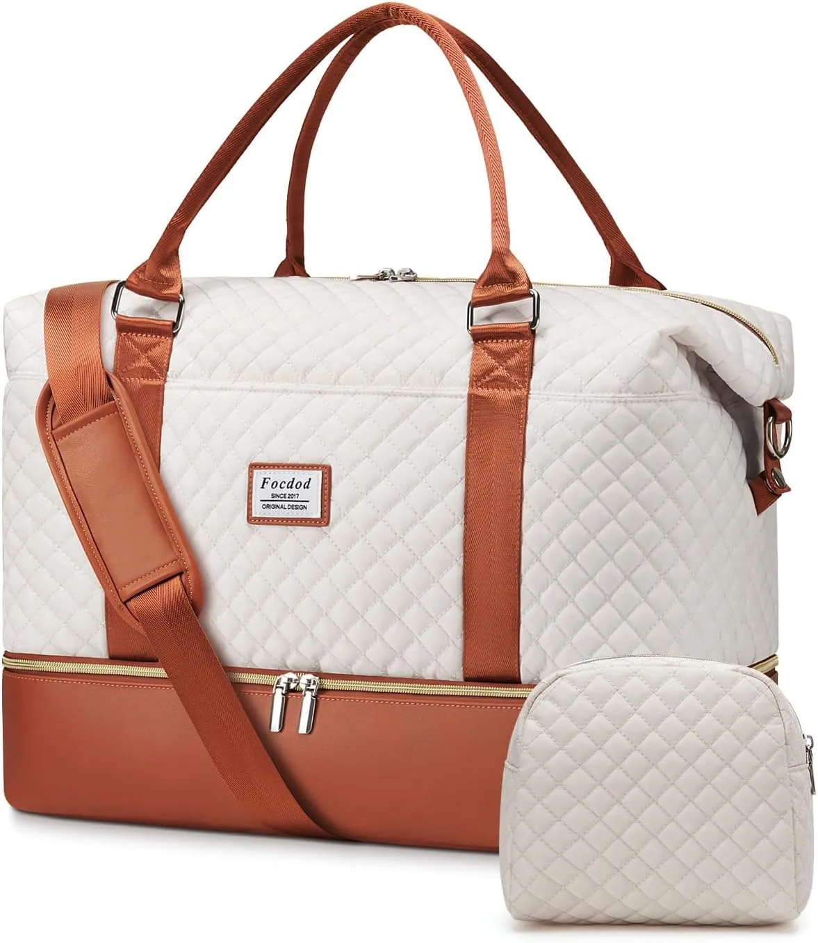 Travel Weekender Duffle Bags for Women: Overnight Bags with Shoe Compartment Large Carry on Weekend Bag with Toiletry & Wet Pocket Tote Duffel Bag Hospital Bag for Women Labor Delivery