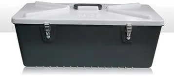 TRINITY Special Mate Fishing Tackle Box Organizer 8" – Spoon Lure Storage – Grey/White – #8225