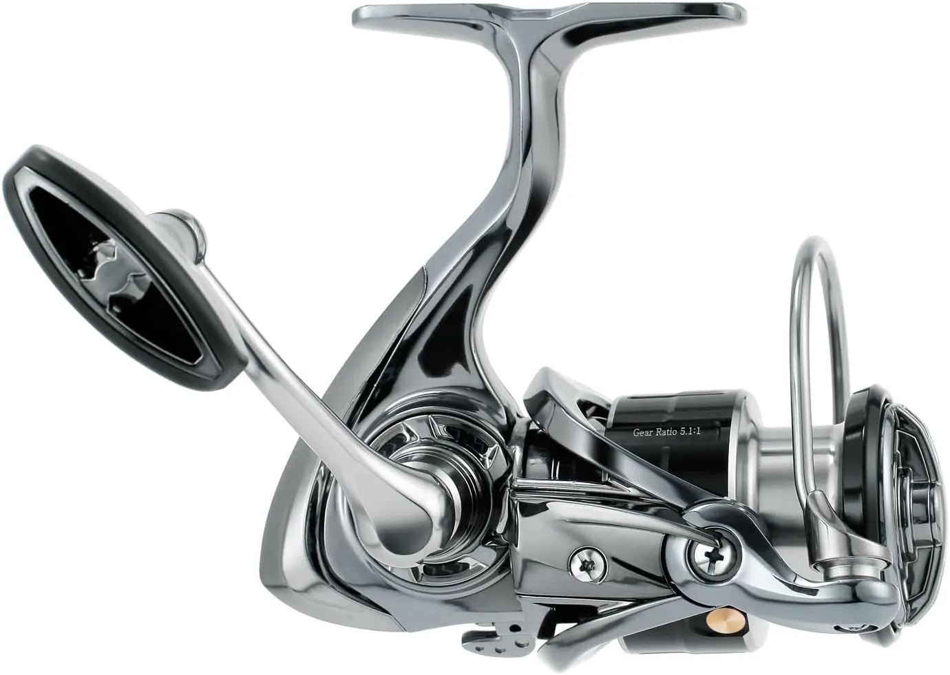Ultralight Spinning Reel with Metal Body, 5.5:1 High Speed Gear Ratio, 15KG/33Lbs Max Drag Power, 7 1 BBS Ultra Smooth Freshwater Fishing Reels, Size 1000-5000S