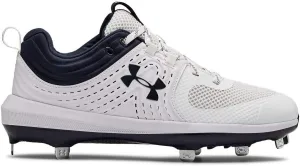 Under Armour Women's UA Glyde ST Softball Cleats 11 White