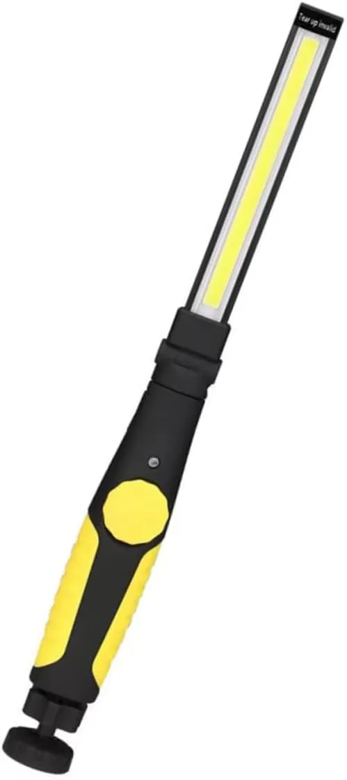 Uonlytech Cob Work Light Cob Pen Light Rechargeable Torch Abs Housing Rotatable for 180 Degree Half 360 Degree Full Coverage