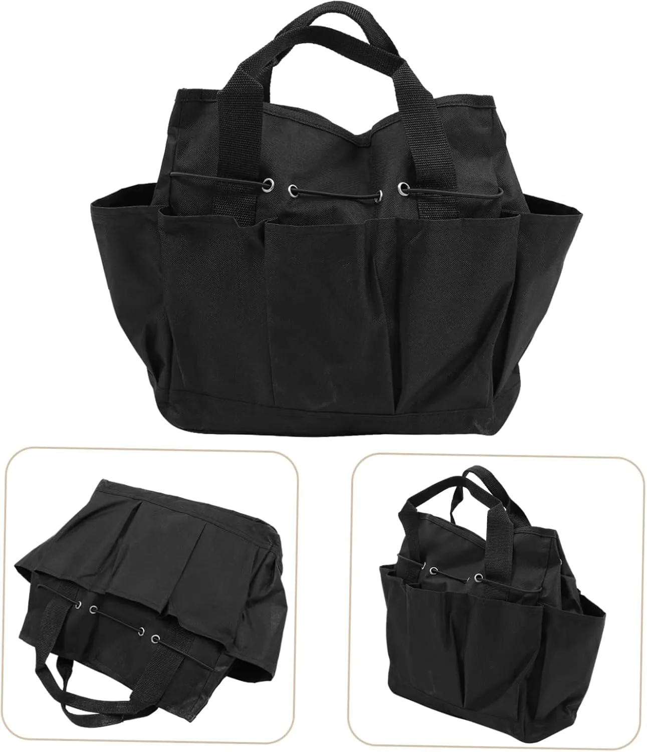 Uonlytech Garden Buggy Bag Garden Tools Bag Garden Tool Organizer Gardening Supplies Tote Bag for Garden