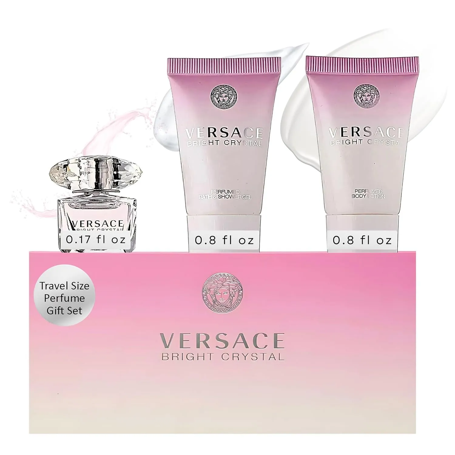 Versace Bright Crystal 3-Piece Miniature Set