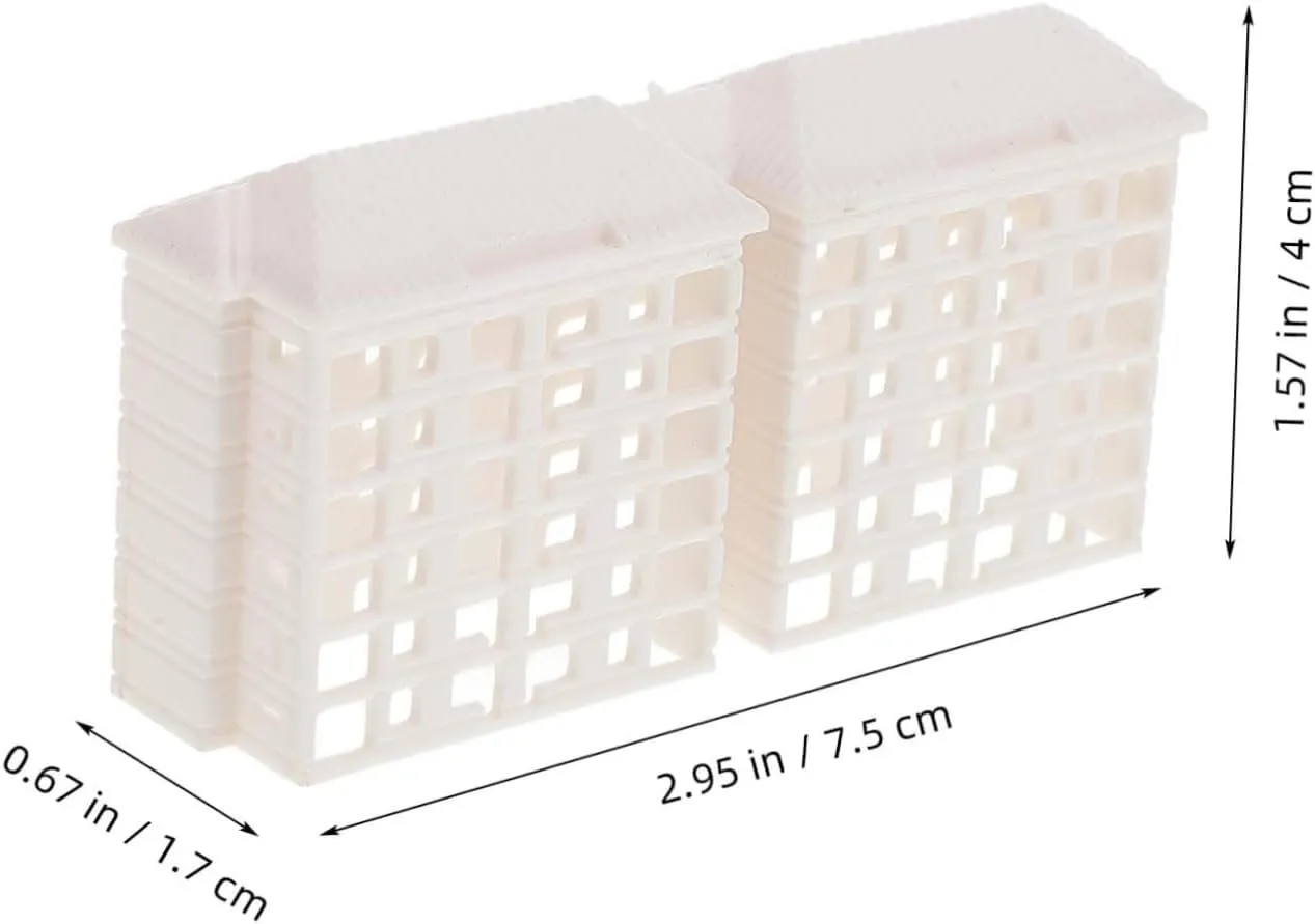 VICASKY 5pcs Mini Building Model Miniature House for Boys and Girls Landscape Decor Lightweight and Easy to Use for Table and Scene Layout Realistic Craftsmanship for Authenticity