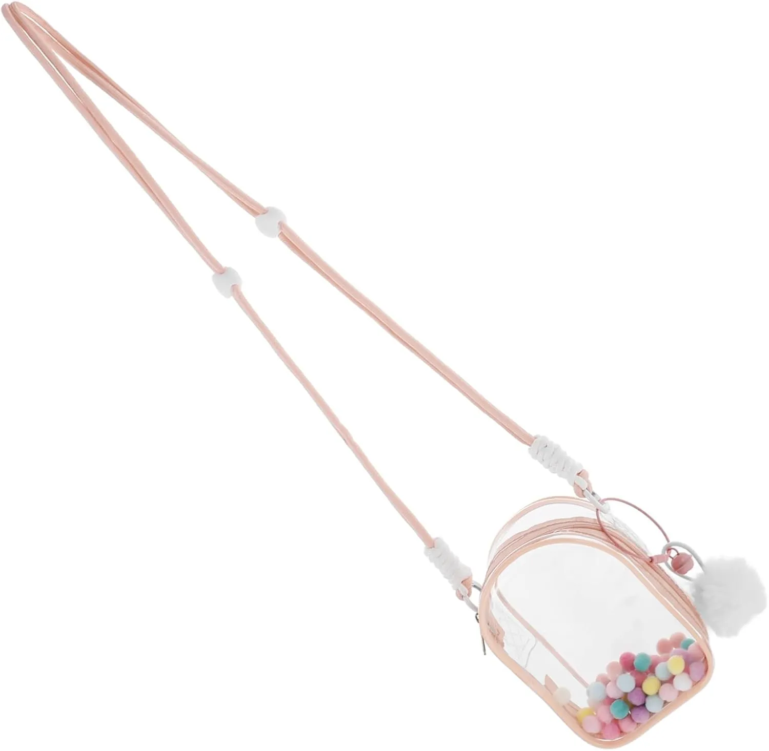 VICASKY Doll Pouch Shoulder Strap Portable Hanging Doll Storage Bag Display Case for Dolls Easy to Carry and Store