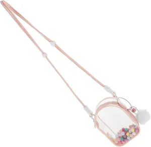 VICASKY Doll Pouch Shoulder Strap Portable Hanging Doll Storage Bag Display Case for Dolls Easy to Carry and Store