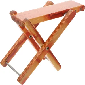VICASKY Foot Pedal Foot Stool Pedi Stand for Nail Salons Home Use Bamboo Footboard