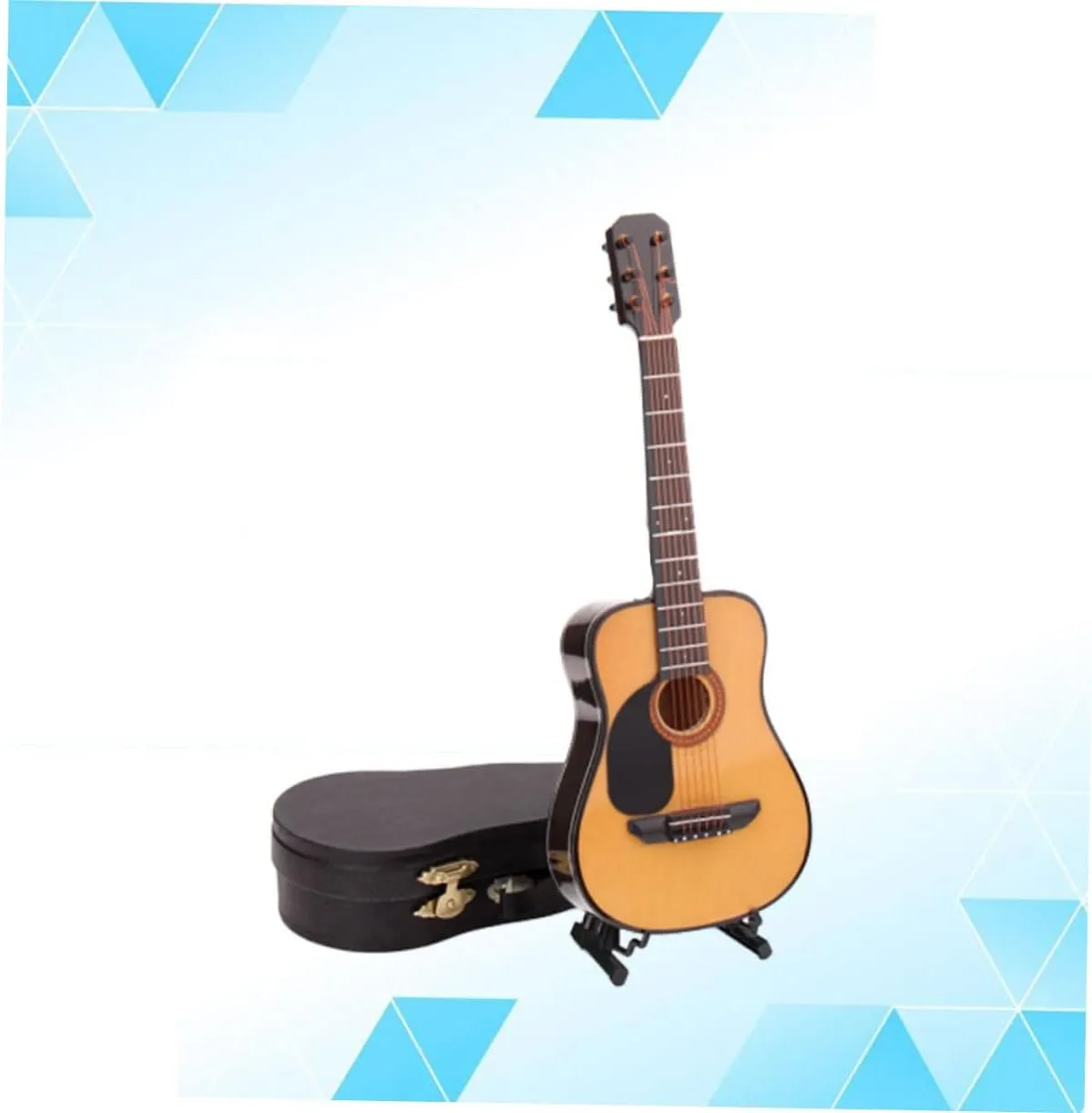 VICASKY Guitar Model Mini Musical Instrument for Boys and Girls Mini Guitar Toy Decorative for Home
