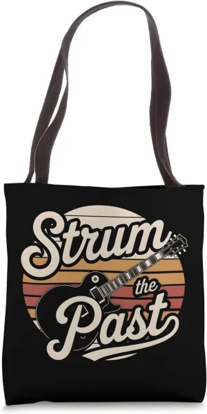 Vintage Guitar Mens Women Retro Cool Guitarist Music Lover Tote Bag