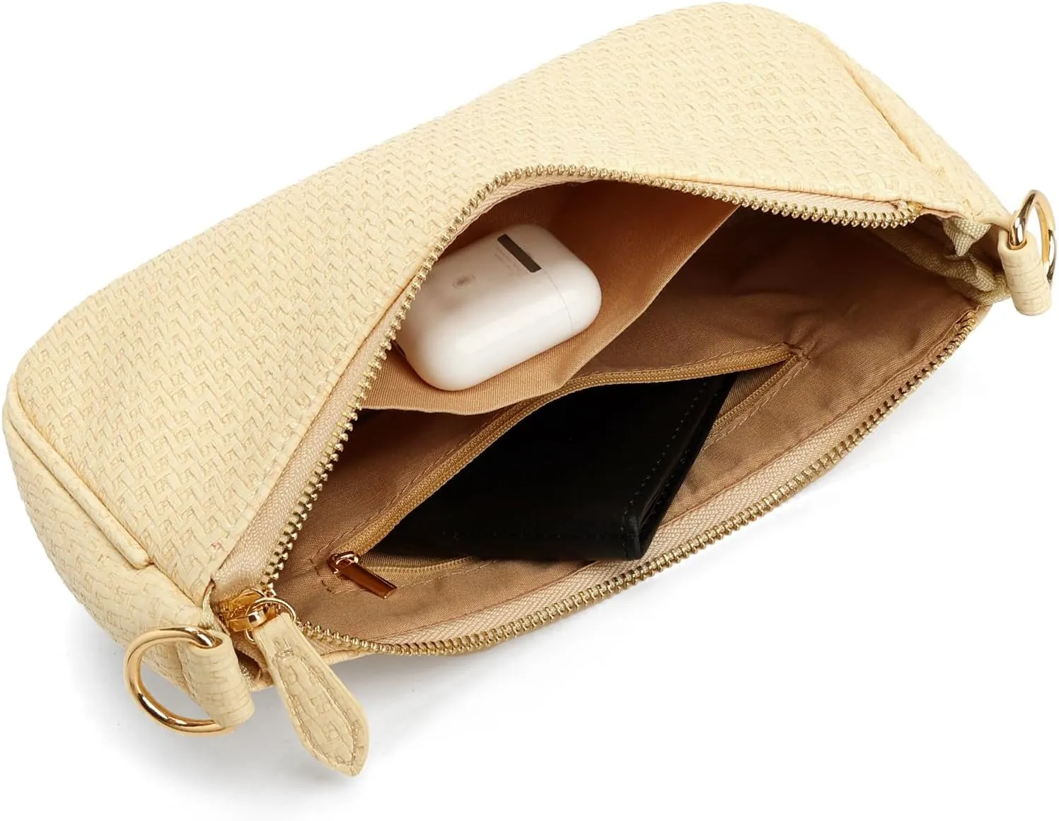 VODIU Clutch Tote Handbags with 2 Removable Straps and Zipper Closure Crossbody Bags Shoulder Purse Handbag for Women