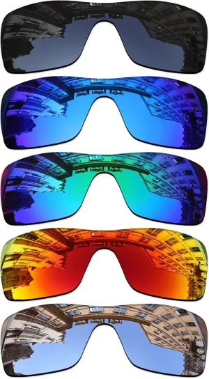 Vonxyz Set of 5 Lenses Replacement for Oakley Batwolf OO9101 Sunglass Combo Pack