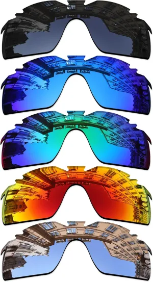 Vonxyz Set of 5 Lenses Replacement for Oakley RadarLock XL Vented Sunglass Combo Pack