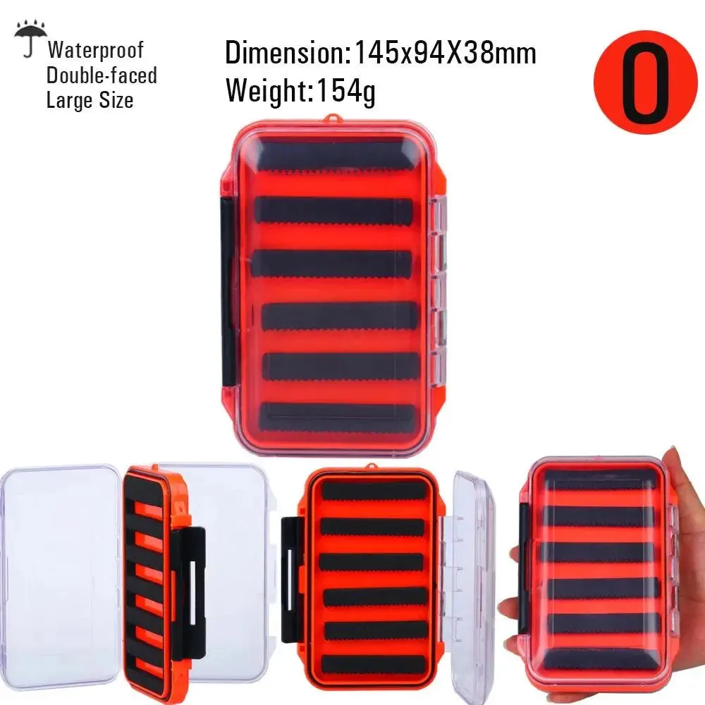 Vtwins Compact Waterproof Fly Fishing Box for Trout and Bass - 16 Styles of Dry and Wet Nymph Flies Accessory