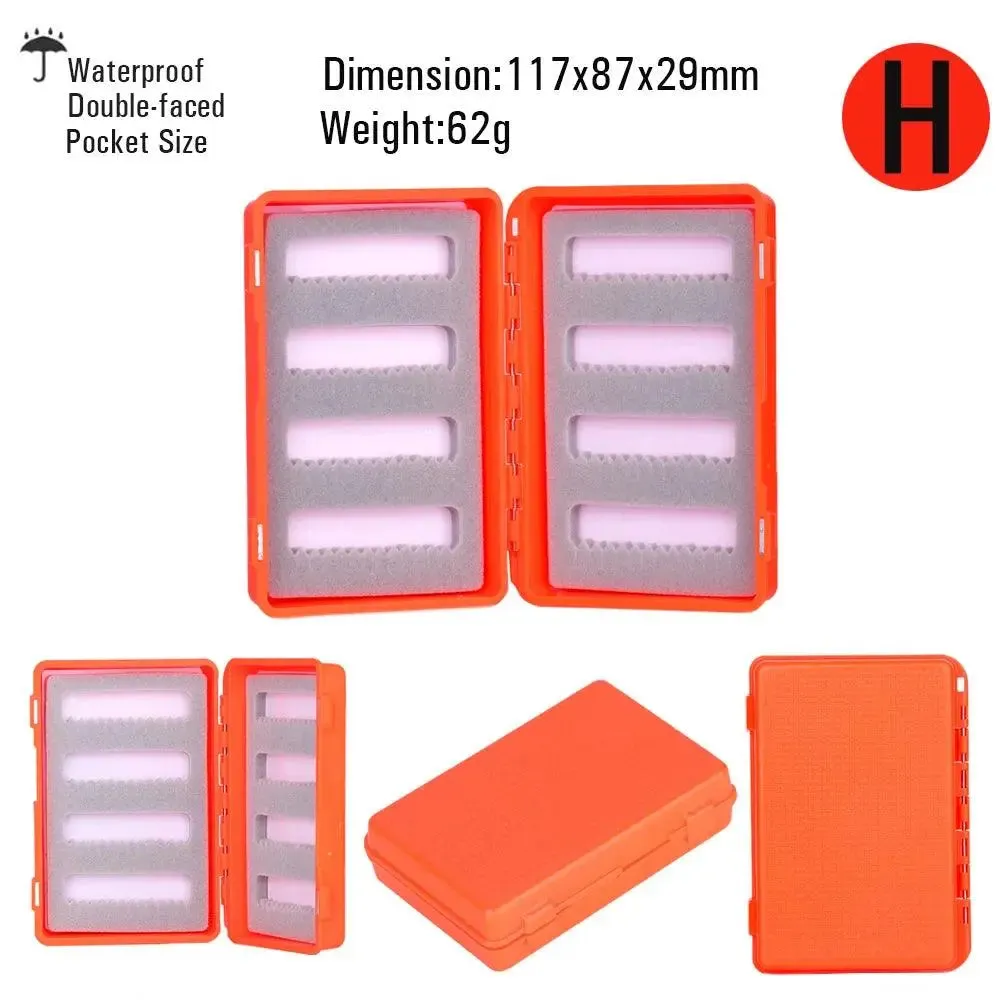 Vtwins Compact Waterproof Fly Fishing Box for Trout and Bass - 16 Styles of Dry and Wet Nymph Flies Accessory