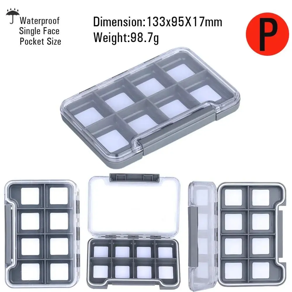 Vtwins Compact Waterproof Fly Fishing Box for Trout and Bass - 16 Styles of Dry and Wet Nymph Flies Accessory