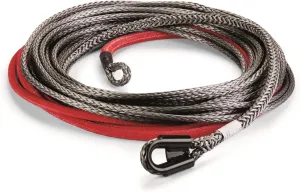 WARN 93120 Spydura Pro Synthetic Winch Cable Rope with Loop Ends: 3/8" Diameter x 80' Length, 8.25 Ton (16,500 lb) Capacity