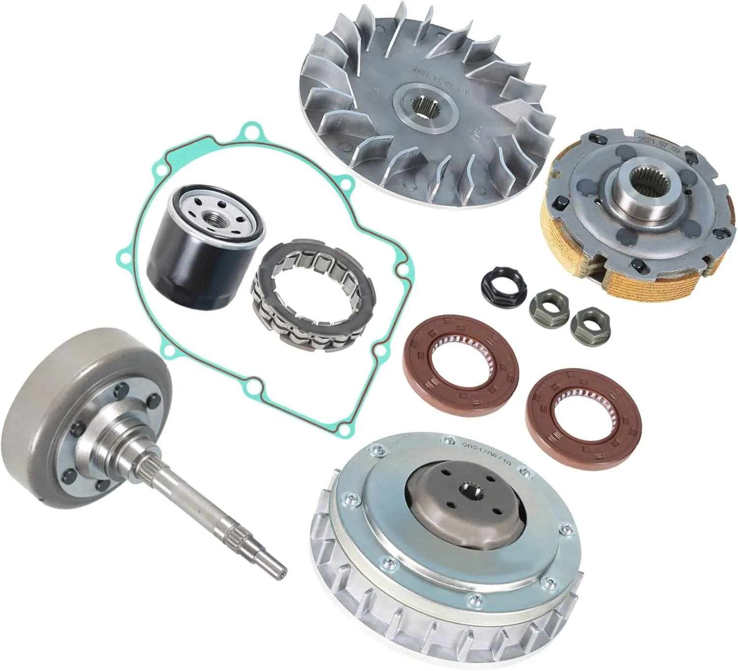 WFLNHB Primary Drive Clutch Sheave Clutch Carrier Housing Oneway Replacement for Hisun 500 700 Replacement for Massimo Alligator 500 700
